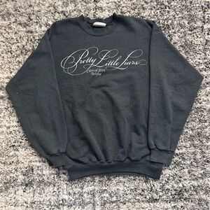 & Other Stories Black Crewneck Sweater with Ribbed Cuffs